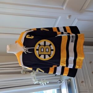 Reebok Youth NHL Vintage CCM Boston Bruins #77 BOURQUE Hockey Jersey‎ S-L/XL